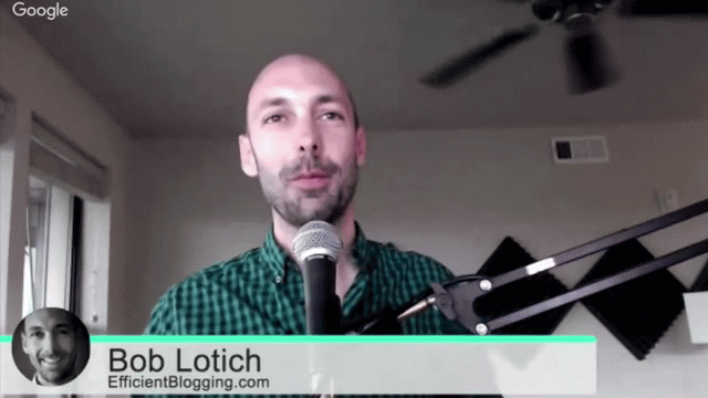 Bob Lotich - blogging coaching services